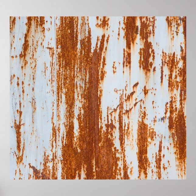 Rustic Steel: Grunge Wall Struktur Poster (Framsidan)