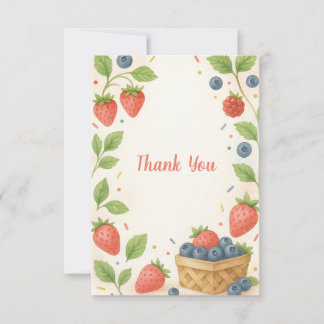 Rustic Strawberry Blueberry Baby Berry Sweet Tack Kort