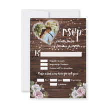 Rustic String Ljus Blommigt Photo Bröllop