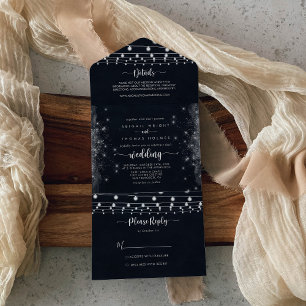 Rustic String Ljus Bröllop