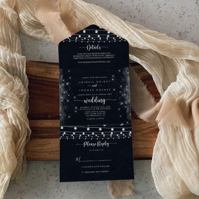 Rustic String Ljus Bröllop (Skapare uppladdad)