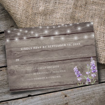 Rustic String Ljus Lavender