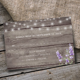 Rustic String Ljus Lavender OSA Kort