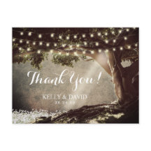 Rustic String Ljus Vintage Träd Tack