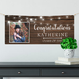 Rustic String Ljus Wood Studenten