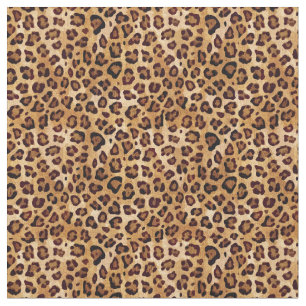 Rustic Struktur Leopard Skriv ut Tyg