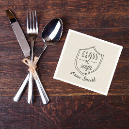 Rustic Studenten 4,7 tum Pappersservett