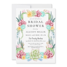 Rustic Succulent Cactus Ro Blommigt Möhippa