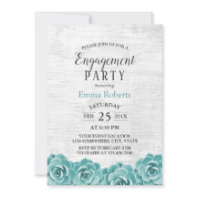 Rustic Succult Blommigt Barn Wood Förlovningsfest