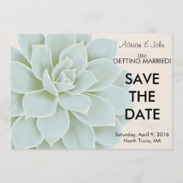 Rustic Succult Save the Date Spara Datumet