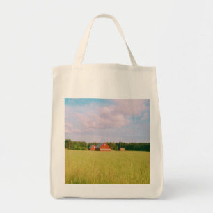 Rustic summer field, Helsingia, Sweden Tygkasse