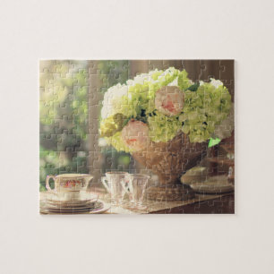 Rustic Summer Tea Party still Life Pussel