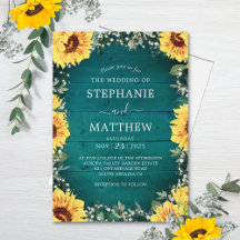 Rustic SunblommBabys Bandean Gräns Teal Bröllop