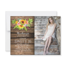Rustic Sunblommor Peonies Barnwood Photo Sweet 16
