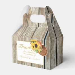 Rustic Sunflors Cowboy Hat Land Barn Western Presentaskar