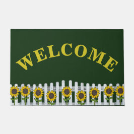 Rustic Sunrows Välkomstdörrmatta