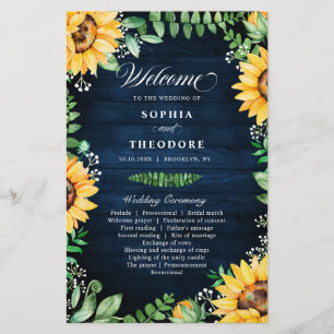 Rustic Sunwers Baby's Bavy Blue Program