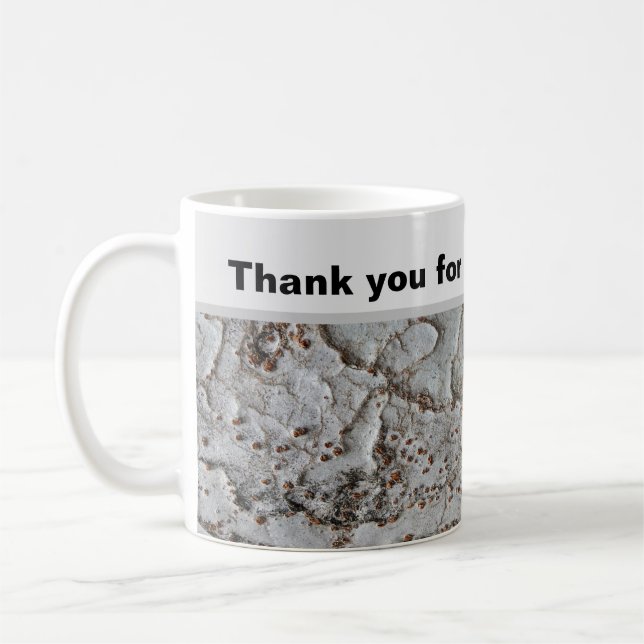 Rustic Tack Lacher Nature Photo Apprecition Kaffemugg (Vänster)