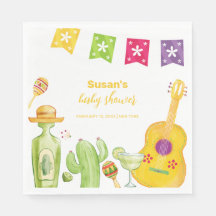 Rustic taco 'Bout Cactus Lime Guitar Baby Shower