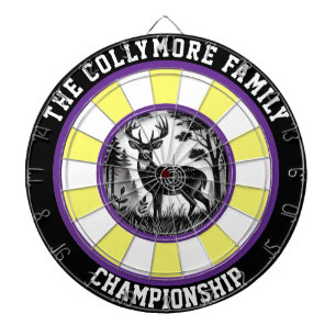 Rustic Target Hjort Forest Art Darttavla