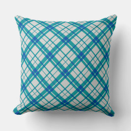 Rustic tartan scottish Blue mönster British klan Kudde