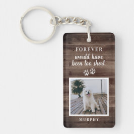 Rustic Tass avtryck Personlig Pet Memorial Photo