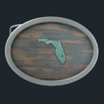 Rustic Teal Florida Shape<br><div class="desc">Rustic Teal Florida Shape</div>