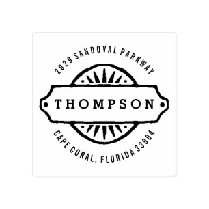 Rustic-tecken Stämpel