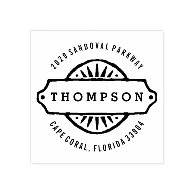 Rustic-tecken Stämpel (Tryck)