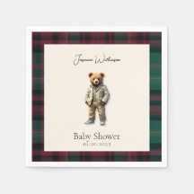 Rustic Teddy Baby Shower