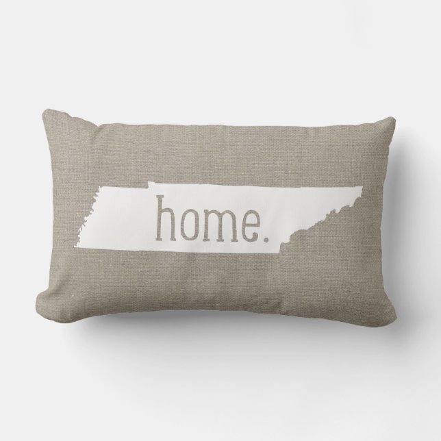 Rustic Tennessee Home State Dekorativ kudde (Framsida)