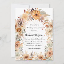 Rustic Terracotta Blommigt Arch Bröllop Firande