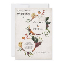 Rustic Terracotta Boho Blommigt Wreaths Bröllop