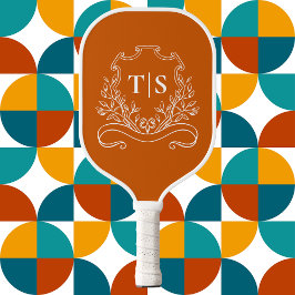 Rustic Terracotta Monogram Initial Classic