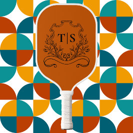 Rustic Terracotta Monogram Initial Classic