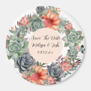 Rustic Terracotta och Silver Sage Wand Magnet