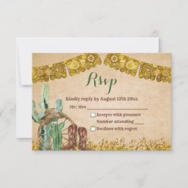 Rustic Texas Cowboy Southwest Birthday OSA Kort