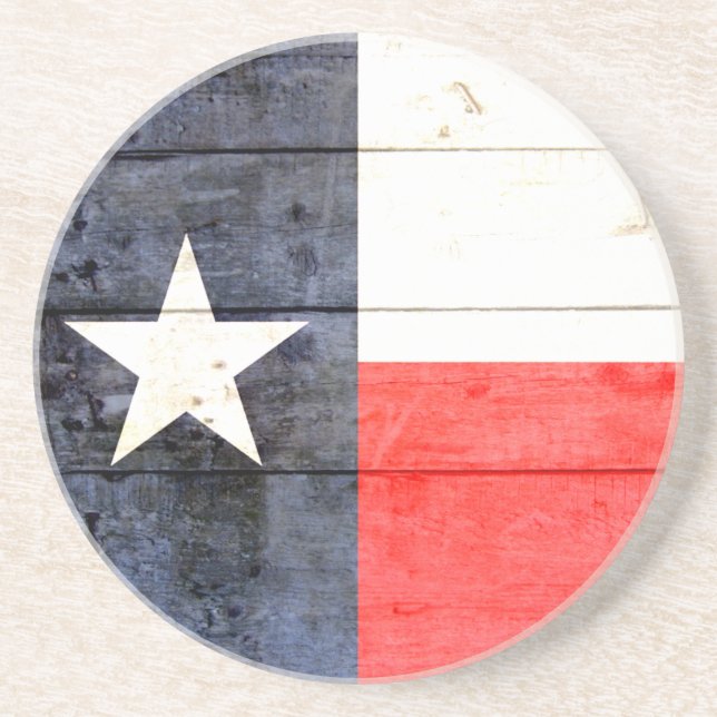 Rustic Texas Flagga Underlägg (Framsidan)