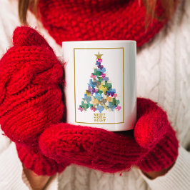 Rustic Texas Julgran Kaffemugg