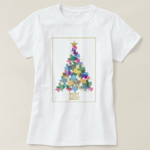 Rustic Texas Julgran T Shirt