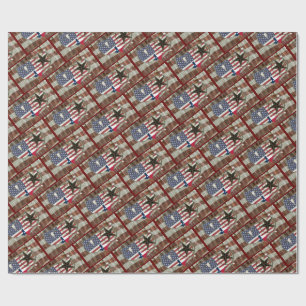 Rustic Texas Lone Star Texas Long Horn Presentpapper