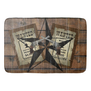 Rustic Texas Star Western Dual Pistols ville under Badrumsmatta