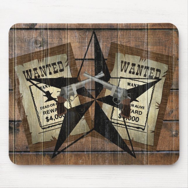 Rustic Texas Star Western Dual Pistols ville under Musmatta (Framsidan)