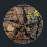 Rustic Texas Star Western Pistol CowboyBoots Darttavla<br><div class="desc">Rustic Texas Star</div>