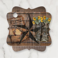 Rustic Texas Star Western Pistol CowboyBoots