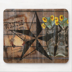 Rustic Texas Star Western Pistol CowboyBoots Musmatta