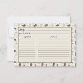 Rustic Thanksgiving Höst löv Recipe