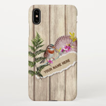 Rustic Torn Papper Wood Oil Paint Personalize Namn