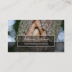 Rustic träd bark yta grått rektangel rand bu visitkort