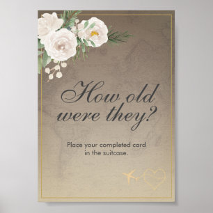 Rustic Travel Theme Möhippa Party Poster
